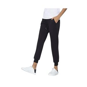 NWOT AJISAI Women's Joggers Pants Drawstring Running Size Large Black Pockets